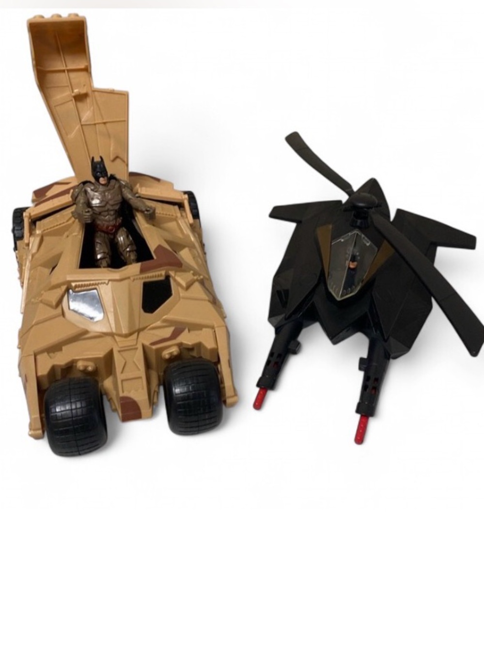 DC Comics Dark Knight Tumbler Batmobile Helicopter Batman Bundle